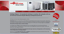 Desktop Screenshot of anhaenger-wagner.de